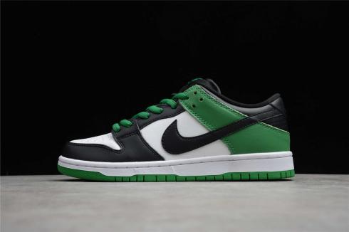 Nike SB Dunk Low Pro Classic Green White Black Shoes CZ5127-001