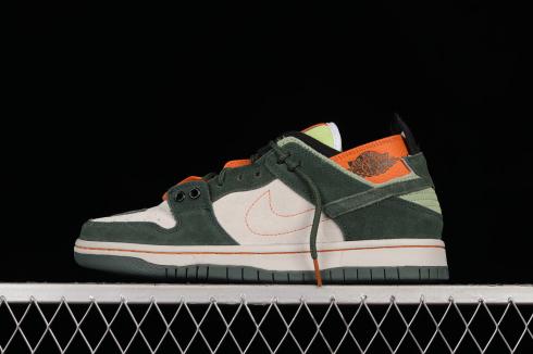 Nike SB Dunk Low Pro Dark Green Orange White BQ6817-188