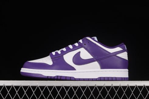 Nike SB Dunk Low Pro Dark Purple White Shoes DD1391-107