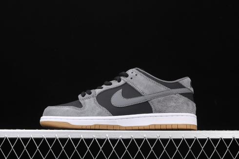 Nike SB Dunk Low Pro Leather Grey Black Gum 854866-126