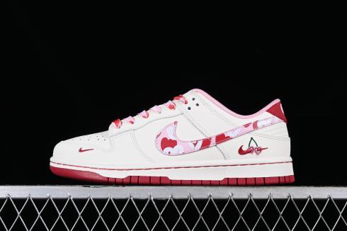 Nike SB Dunk Low Valentines Day Pink Red Off White FC1688-118