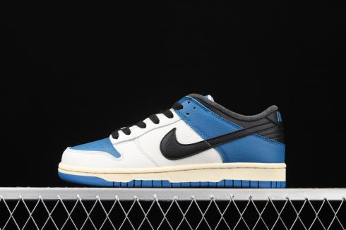 Nike SB Dunk Low White Blue Black Shoes DH0957-105