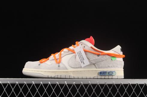 Off-White x Nike SB Dunk Low Lot 31 of 50 Neutral Grey Total Orange DJ0950-116