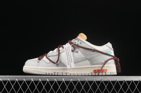 Off-White x Nike SB Dunk Low Lot 46 of 50 Neutral Grey Brown DM1602-102