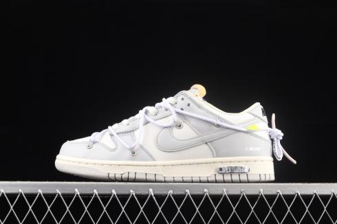 Off-White x Nike SB Dunk Low Lot 49 of 50 Neutral Grey White DM1602-123