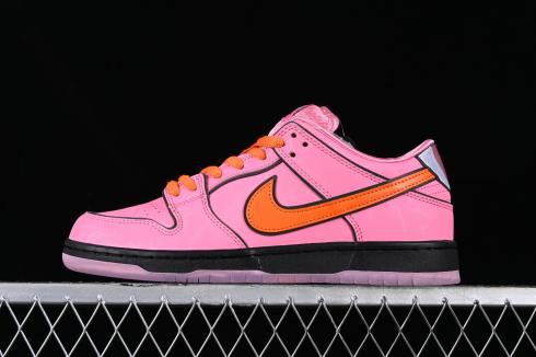 Powerpuff Girls x Nike SB Dunk Low Blossom Lotus Pink Digital Pink Medium Soft Pink FD2631-600