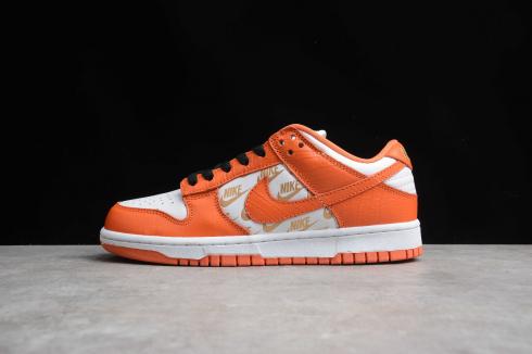 Supreme Nike SB Dunk Low Orange White Metallic Gold DH3228-181