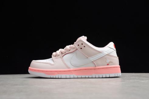 Wmns Nike Dunk SB Low Top Elite Pink White BV1310-012