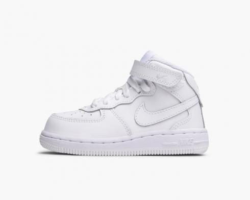 Infacts Nike Air Force 1 Mid White TD White Kids Shoes 314197-113