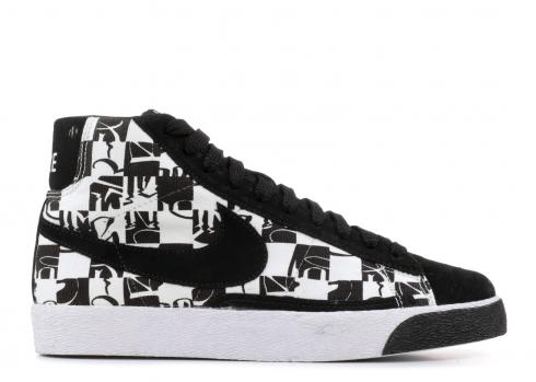 Blazer High Premium Tz Stussy X Neighborhood White Black 332286-101