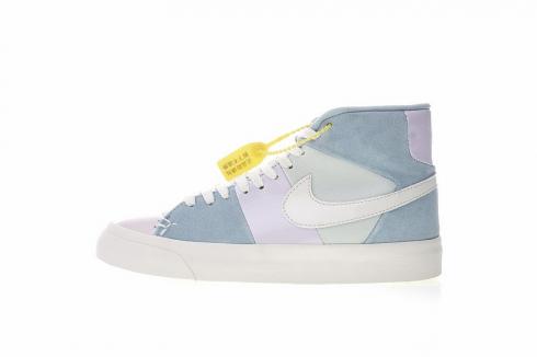 Nike Blazer Royal QS Easter White Blue Pink Casual Sneakers AO2368-600