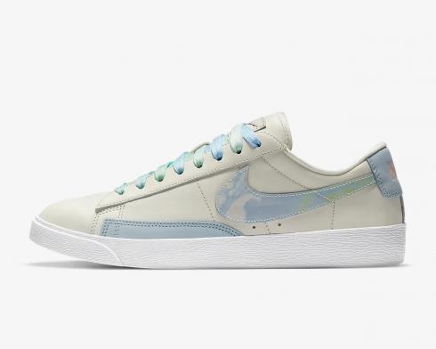 2020 Wmns Nike SB Blazer Low LX White Celestine Blue CZ8688-146