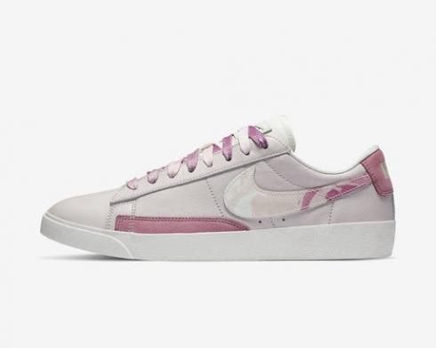 2020 Wmns Nike SB Blazer Low LX White Pink Water Red CZ8688-666