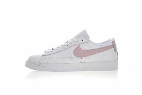 Nike Blazer Low Le White Particle Rose Women Shoes AA3961-105