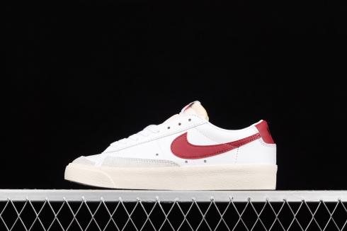 Nike SB Blazer Low 77 White Team Red Shoes DC4769-104