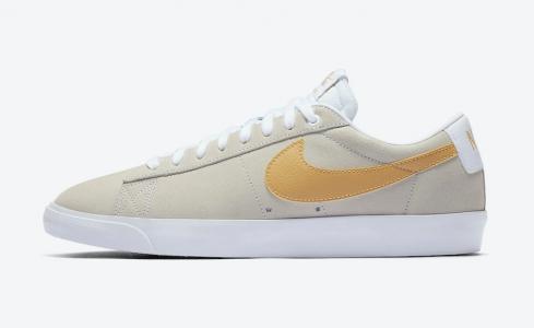 Nike SB Blazer Low GT Grey Yellow White Casual Shoes 704939-104