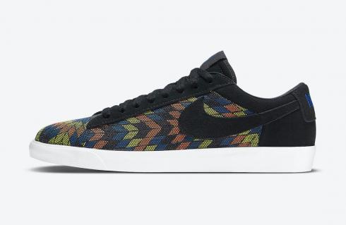 Nike SB Blazer Low N7 2020 Black Citron Pulse White DA1347-001