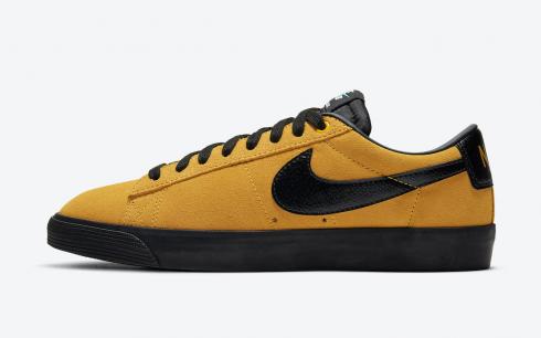 Nike SB Blazer Low University Gold Black White Shoes 704939-700