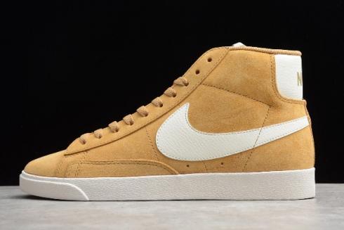 2019 Nike Blazer Mid 77 Suede Vintage Elemental Gold Sail Black 917862 700