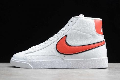 2019 Nike Blazer Mid QS High Sail Habanero Red CJ6101 105