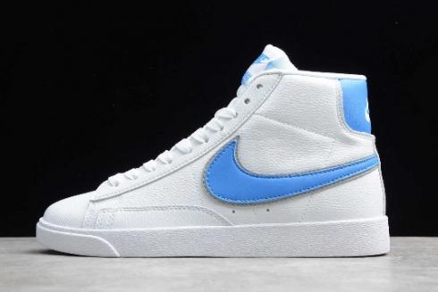 2019 Nike Blazer Mid QS High White Laser Blue CJ6101 107