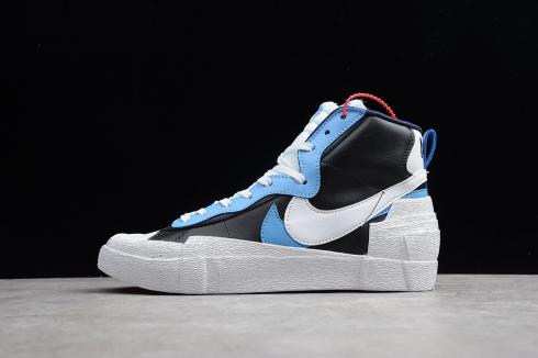 2019 Sacai x Nike Blazer Mid Black Blue BV0072-001