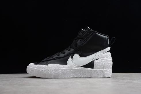 2019 Sacai x Nike Blazer Mid Black White BV0072-004