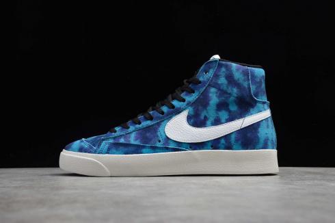 2020 Nike SB Blazer Mid By You Mengnan Blue Fury White DA7575-992