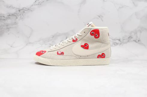 COMME des GARCONS x Nike SB Blazer Mid Premium PlayCDG CJ0566-100