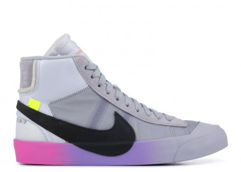 Nike Blazer Mid Off White Wolf Grey Serena Queen AA3832-002