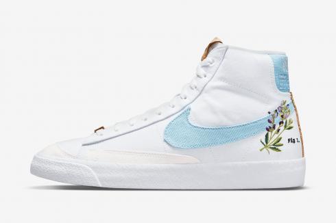 Nike SB Blazer Mid 77 Indigo GS Obsidian White Black DC8246-100