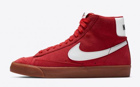 Nike SB Blazer Mid 77 University Red Gum Medium Brown Black White CI1172-600