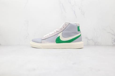 Nike SB Blazer Mid 77 VNTG White Green Grey Shoes BV0076-433