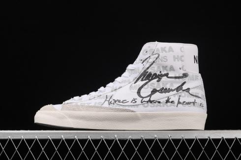 Nike SB Zoom Blazer Mid PRT White Black Grey Shoes DA5358-100