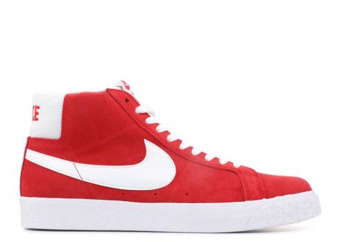 Nike Sb Zoom Blazer Mid University White Red 864349-611