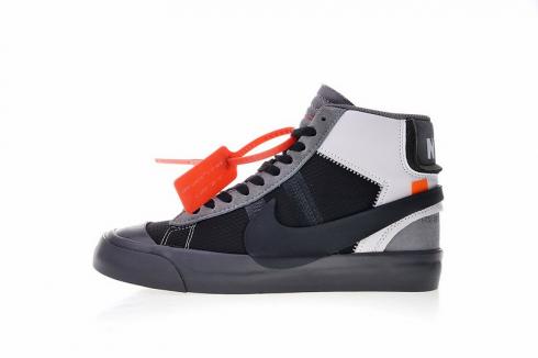 Off White Nike Blazer Studio Mid Wolf Grey AA3832-008