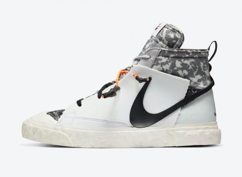 READYMADE X Nike SB Blazer Mid White Vast Grey Volt Total Orange CZ3589-100