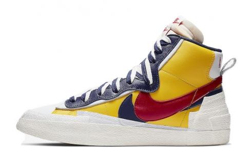 Sacai x Nike Blazer Mid Varsity Maize Midnight Navy White Red BV0072-700