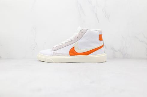 Sacai x Nike SB Blazer Mid White Orange Grey Shoes BV0076-137