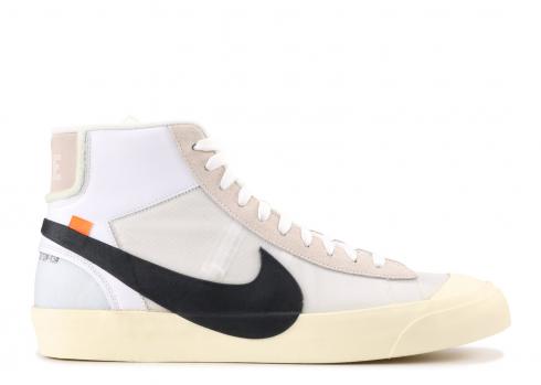 The 10 Nike Blazer Mid Off White Muslin White Black AA3832-100