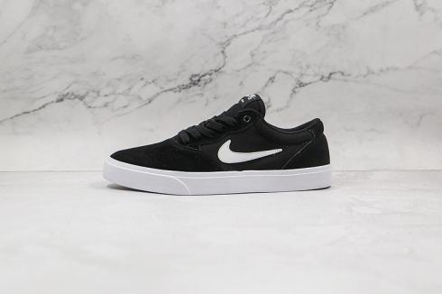 Nike SB Chron Solarsoft White Black Skate Shoes CD6278-002