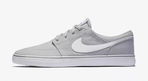 Nike SB Solarsoft Portmore 2 Wolf Grey White 880268-011