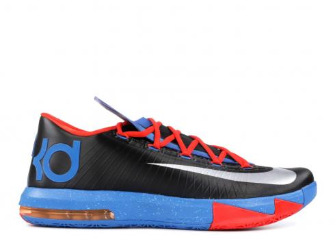 Kd 6 Away Blue Silver Team Black Orange Metallic Photo 599424-004