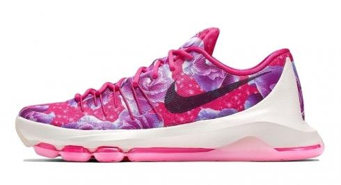 Nike KD 8 - Aunt Pearl Vivid Pink Black Hyper Turquoise 819148-603