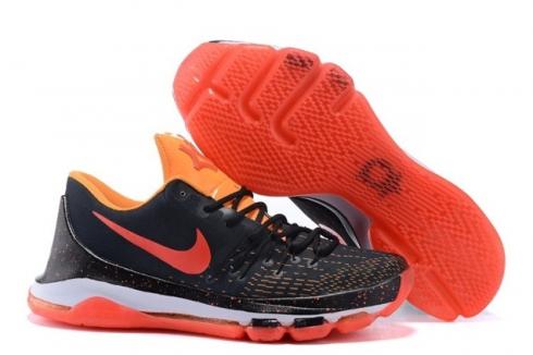 Nike KD 8 Kevin Durant Men Basketball Sneakers Black Red Orange 749375-803