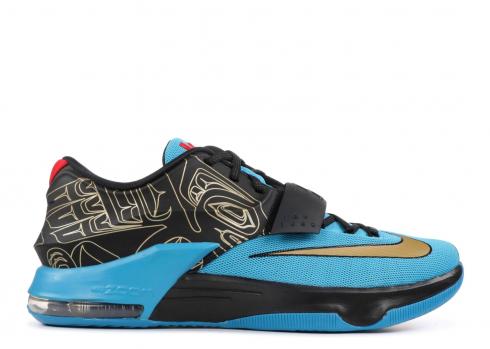 Kd 7 N7 Dk Trqs Gold University Black Metallic 705135-486