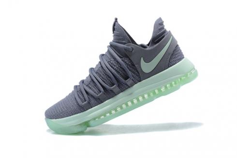 Mens Nike KD 10 Igloo Cool Grey Igloo White Basketball Shoes 897816 002