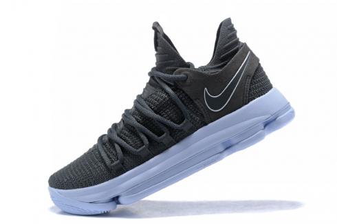 Nike KD 10 Dark Grey Reflective Silver Mens Basketball Shoes 897815 005