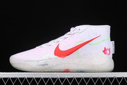 2020 Nike Zoom KD 12 EP White Multi Color Red AR4230 118