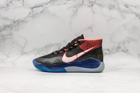 Nike Zoom KD 12 EP Kevin Durant Black Red Blue Shoes AR4230-901